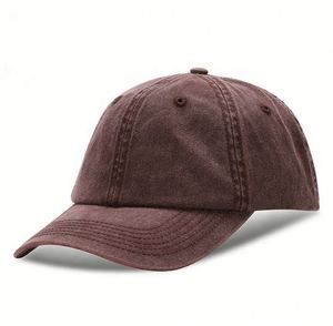 Casquette de baseball noire en coton lavé de qualité supérieure pour hommes et femmes – Vente en gros - Product Image 2