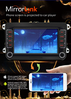 BQCC 7" 2 Din Autoradio sans fil CarPlay avec écran, Wifi, Android, GPS, Navigation pour Volkswagen/VW/Polo/Passat/SEAT/Toledo/Golf