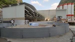 Réservoir d'eau ondulé en acier galvanisé de 5 m, 10 m, 15 m, 20 m de diamètre pour élevage de poissons - Product Image 6