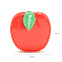Mignon portefeuille court pour femmes filles enfants-Nouveau Design Apple Shape PVC Zipper
