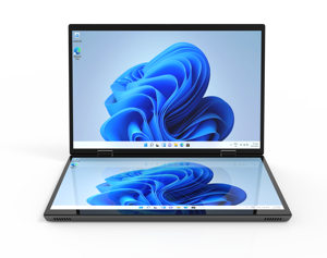 Nuevo Portátil Aether 2025 Actualizado con Pantalla Dual, Intel N95, SSD, Comparación de Datos de Trading de Acciones, Diseño Giratorio 360°, Turbo de Alta Eficiencia - Product Image 2