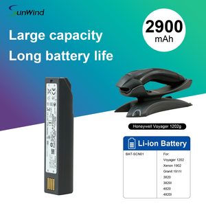 Batterie rechargeable 3.8V 2400mAh pour scanner de codes-barres OEM pour Honeywell BAT-SCN01 - Product Image 3