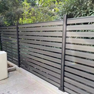 Co-đùn 6-foot vườn hàng rào Panels dễ dàng ngoài trời gỗ nhựa xây dựng các trang web xử lý nhiệt Hợp kim nhôm 3D mô hình - Product Image 1