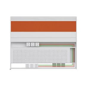 Yeni modern tasarım s şekil bölüm ofis masası iş istasyonu ofis odacığı iş istasyonu 5 kişi için - Product Image 6
