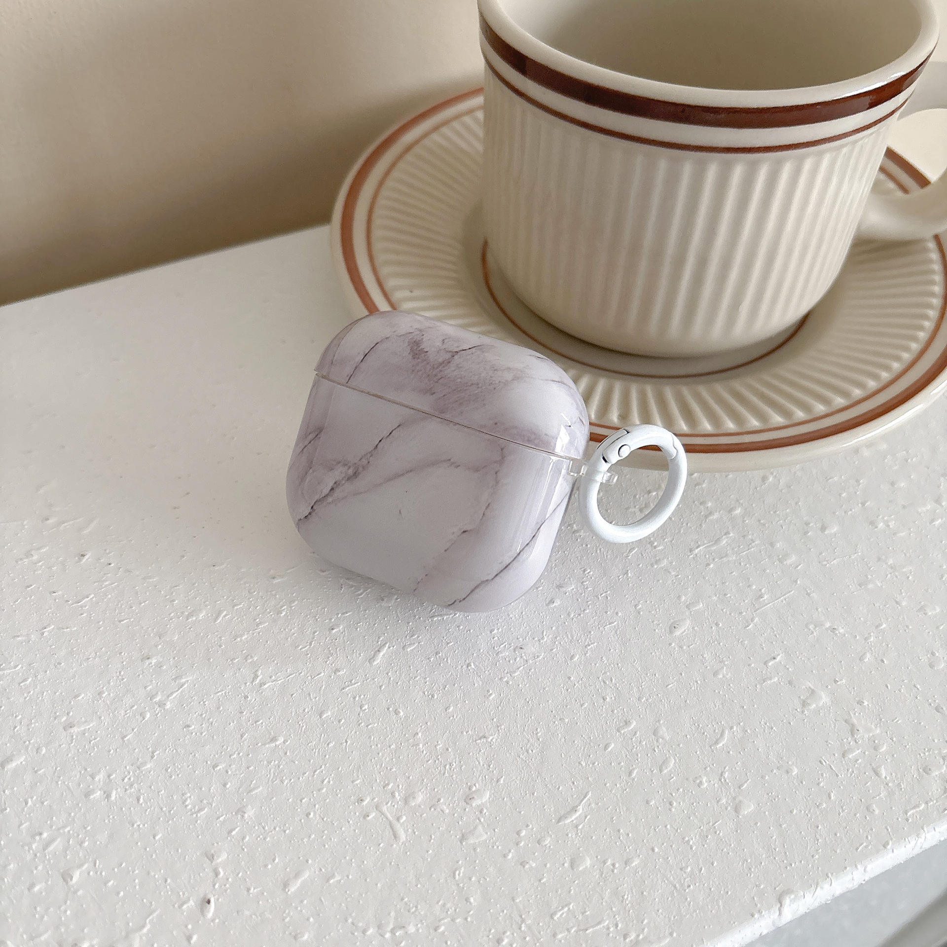 ลายหินอ่อนสีขาว