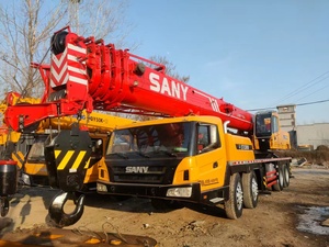 Grue mobile hydraulique d'occasion SANY STC800T5 ST800H 80T avec moteur, télécommande sans fil et système hydraulique - Product Image 6