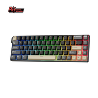 Clavier mécanique de jeu RK Royal Kludge RK68 HE Black Shadow 8000Hz 8K à faible latence avec interrupteurs magnétiques