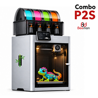 Printer 3D P2S Combo FDM Stereoskopik Kecepatan Tinggi dengan Pemantauan AI dan Pendinginan Penghisap Eksternal