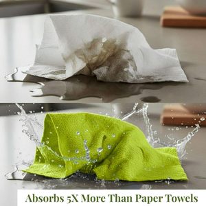 Plain Eco-Friendly Microfiber Car Wash Drying Towel for Car & Kitchen Use - Product Image 3