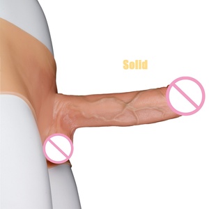 9-inch Realistic Penis Strap-on <b>Dildo</b> Pant Lesbian Sex Toy Solid Penis Realistic Texture Silicone Penis Adult Sex Toys Wholesale - Product Image 2