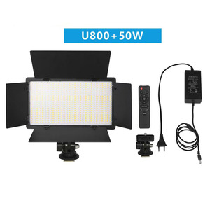 مصباح فيديو LED طراز U800+ لاستوديو التصوير، إضاءة ثنائية اللون 2500K-8500K قابلة للتعتيم مع حامل ثلاثي القوائم وجهاز تحكم عن بعد لتسجيل الفيديو - Product Image 5
