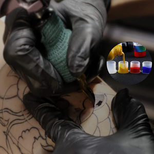 500 Vasos Desechables para Tinta de Tatuaje, Vasos de Plástico para Pigmento, para Maquillaje Permanente, Microblading, Uso Profesional en Estudio de Tatuajes - Product Image 5