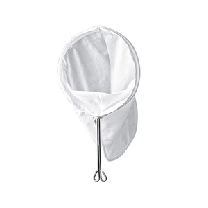 ถุงกรองชาพร้อมวงแหวนเหล็ก ตาข่ายผ้าฝ้ายเนื้อละเอียด นำกลับมาใช้ใหม่ได้สำหรับการชงชานม - Product Image 4