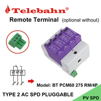 Dispositifs de protection contre les surtensions AC 275V/385V 30-60kA 4P T2 SPD Protection contre les surtensions pour TN-S