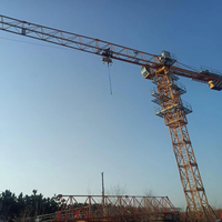 Pièces de rechange pour grue à tour de construction 6T Topless Flattop, comprenant levier de commande à distance, joystick, cadre d'ancrage et section de mât, Prix HS5510P