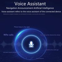 Écran WiFi Mini 2-en-1 sans fil CarPlay pour voiture, moniteur argenté avec port Type-C, compatible iPhone et Android Auto, contrôle vocal GPS