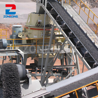 Station de concassage de carrière en vente chaude d'usine, ligne de production de sable, concasseur à mâchoires pour gravier de granit