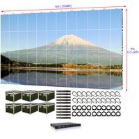 Écran vidéo LED mural pour concerts en intérieur 6m x 4m P2.976, taux de rafraîchissement élevé, panneau LED HD 2.9mm pour location, HDR10+, garantie 3 ans