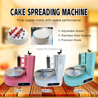 220v 200w Commercial Électrique Gâteau Machine Plateau Tournant Gâteau Machine Neige Crème Glacée Gâteau Épandage Machine