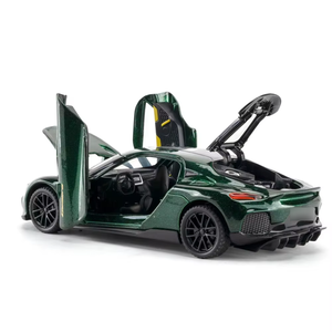 Die Casting 1:32 <span class=keywords><strong>Gemera</strong></span> Supercar alta simulación Diecast Metal aleación modelo coche sonido luz tirar hacia atrás colección juguete regalos - Product Image 5