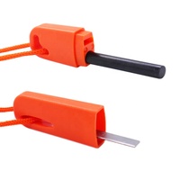 Outil de démarrage de feu en aluminium, matériel de survie ultime, contours et mèches en aluminium de magnésium, pour le Camping et la randonnée