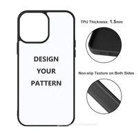 Coques de téléphone vierges pour sublimation, coque de téléphone à transfert thermique 2D avec plaque métallique imprimable pour iPhone 14 18, antidérapante, antichoc, TPU