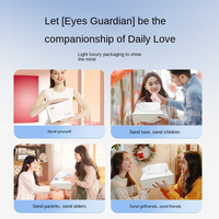Masque oculaire intelligent à vapeur pour la relaxation, masseur oculaire chauffant avec contrôle de la minuterie, batterie 2500 mAh, musique Bluetooth - Cadeau de vacances pour garçons et filles