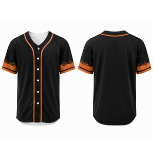 Maillot de baseball de haute qualité avec impression numérique personnalisée, service OEM, nom d'équipe, maillot de baseball de qualité supérieure, dernier design, maillots de sport - Product Image 6