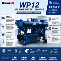 Moteur diesel marin SCDC Weichai WP12 Série 350-550 ch, norme IMO Tier II CCS, pour bateaux de travail et de pêche
