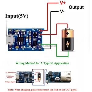 JMY TP4056 - Módulo de Carga para Batería de Litio 18650 de 5V 1A con Interfaz Micro USB, Gran Venta - Product Image 4