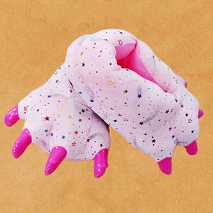 Funny Animals Paws Cotton <strong>Slippers</strong> Cartoon Warm Unisex Home Monsters <strong>Claw</strong> Party Plush <strong>Slippers</strong> - Product Image 3
