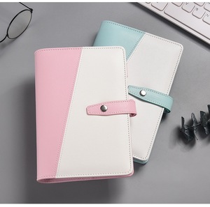 <span class=keywords><strong>Quaderno</strong></span> A6 con <span class=keywords><strong>copertina</strong></span> <span class=keywords><strong>rigida</strong></span> in pelle effetto marmo a scacchi, bestseller OEM, raccoglitore per budget e sfida di risparmio, con fogli rimovibili - Product Image 3