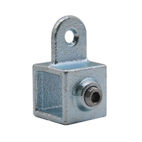 3 voies courtes de qualité supérieure pour Tube 25x25mm connecteur de Tube carré en fer mallleable Durable
