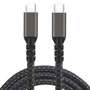 Wik-MS Dual macho C a C Cable de datos 4K pantalla de proyección 3,1 Cable de carga rápida PD 5A 100W C-to-C macho USB3.2 Gen <span class=keywords><strong>20GB</strong></span> Cable - Product Image 1