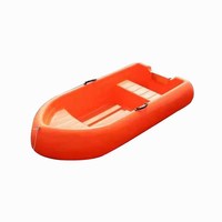 Bateau de pêche miniature en polyéthylène de 2,3 m, couleur personnalisable, certifié CE, incassable, à vendre