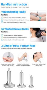 G8 Pro 4-en-1 Machine d'amincissement Vibration Aspirateur avec 33 tasses Corps et Fesses Lifting Chauffage Massager Usage Domestique ABS Matériel - Product Image 5