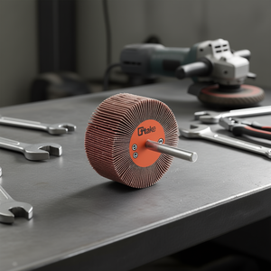 Disque à lamelles abrasif Ttake 25x10 mm, tige de 6 mm, grain 80, pour le meulage - Product Image 3