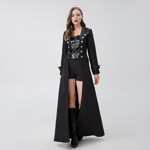 Costume de <span class=keywords><strong>pirate</strong></span> gothique médiéval pour <span class=keywords><strong>femme</strong></span> adulte, <span class=keywords><strong>déguisement</strong></span> de fête d'Halloween, carnaval, cosplay - Product Image 4