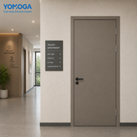 Juego de Puertas Interiores Yomoga de Aluminio Puro con Interior de Panal de Abeja, Insonorizadas y Resistentes a la Humedad, para Villas y Apartamentos