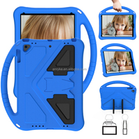 Grosir Pabrik Casing Tablet Kartun Lucu untuk Ipad Air 2 iPad 5 6 Pro9.7 Penutup Casing Ipad 2017 2018 Baru dengan Tali Bahu
