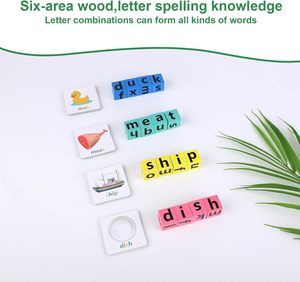ของเล่นไม้สำหรับเด็กหัดเดินเสริมสร้างความรู้ความเข้าใจใน<span class=keywords><strong>ภาษา</strong></span>อังกฤษสำหรับเด็กวัยหัดเดิน - Product Image 5