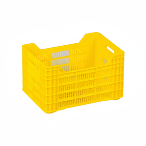 KE 920A Perforated <b>Crate</b> Virgin HDPE Heavy Duty Stackable Industrial <b>Storage</b> Agriculture Harvest Purpose Recyclable Foldable - Product Image 2