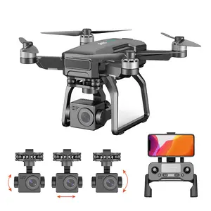 F7 4K PRO Drone Với HD Dual Camera 5G GPS WiFi FPV 3KM 3 Trục Gimbal EIS Không Chổi Than Chuyên Nghiệp Quadcopter RC Có Thể Gập Lại Drone