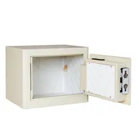 금속 안전 상자 미니 전자 디지털 잠금 노트북 크기 보안 홈 호텔 미니 안전 상자