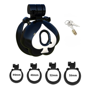 Cage de chasteté masculine avec verrouillage CB, anneau de chasteté, dispositif de retenue du bas du corps SM, dispositifs de chasteté pour empêcher l'évasion, jouets sexuels pour homme gay - Product Image 4