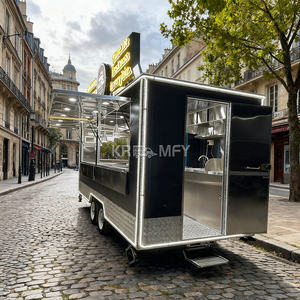 Chariot de vente ambulante populaire pour kebab glacé, remorque de restauration, camion de restauration rapide - Product Image 3