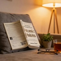 Atomic Habits de James Clear, livre de lecture pratique sur la formation des habitudes et le développement personnel