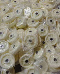 NJ High Quality 4''/5''/6''/8'' White Nylon or Pa Rigid <strong>Metal</strong> Fork With Swivel Top Plate <strong>Caster</strong> <strong>Wheels</strong> - Product Image 2