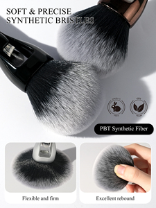 สินค้ามาใหม่ แปรงแต่งหน้าแบบแม่เหล็กถอดได้ 3-in-1 ขนแปรงใยสังเคราะห์นุ่ม หัวแปรงสองด้าน พกพาสะดวก ใช้ได้ทั้งใบหน้าและดวงตา อุปกรณ์แต่งหน้าเพื่อความงาม - Product Image 6