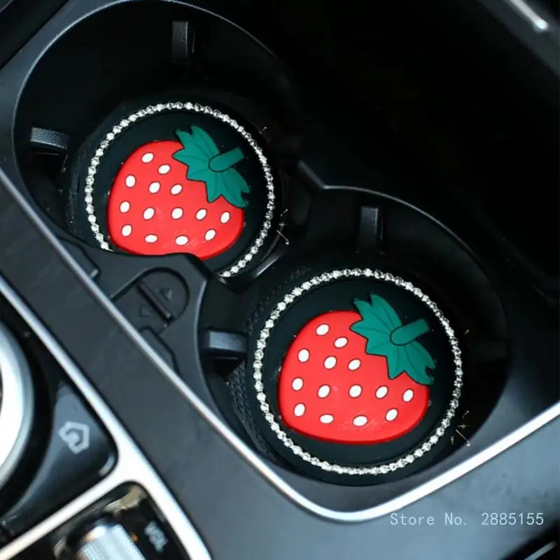 Diamond-Studded Car Cup Holder Accessories | Hyundai Santa Fe XL, W124, E30, Haval H9